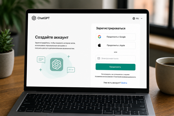 Как зарегистрироваться в ChatGPT: инструкция по созданию аккаунта
